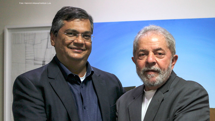 Resultado de imagem para foto lula e o governador flavio dino