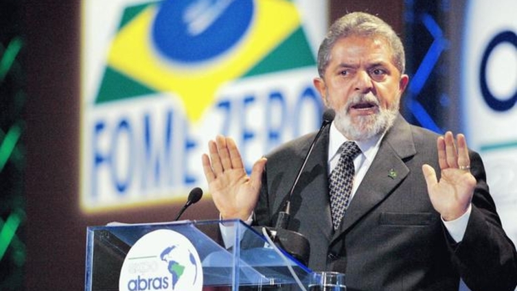 O ex-presidente Lula em 2003, no discurso em que lançou o Fome Zero. Foto: Ricardo Stuckert/PR