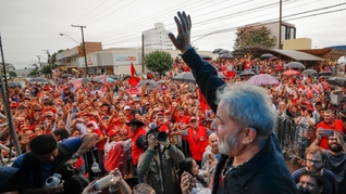 Lula em Quedas do Iguaçu. Foto: Ricardo Stuckert