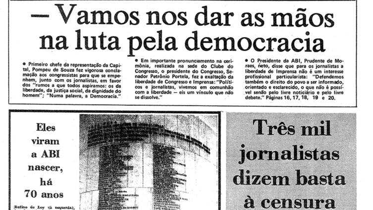 Há 41 anos Jornalistas desafiam ditadura em manifesto