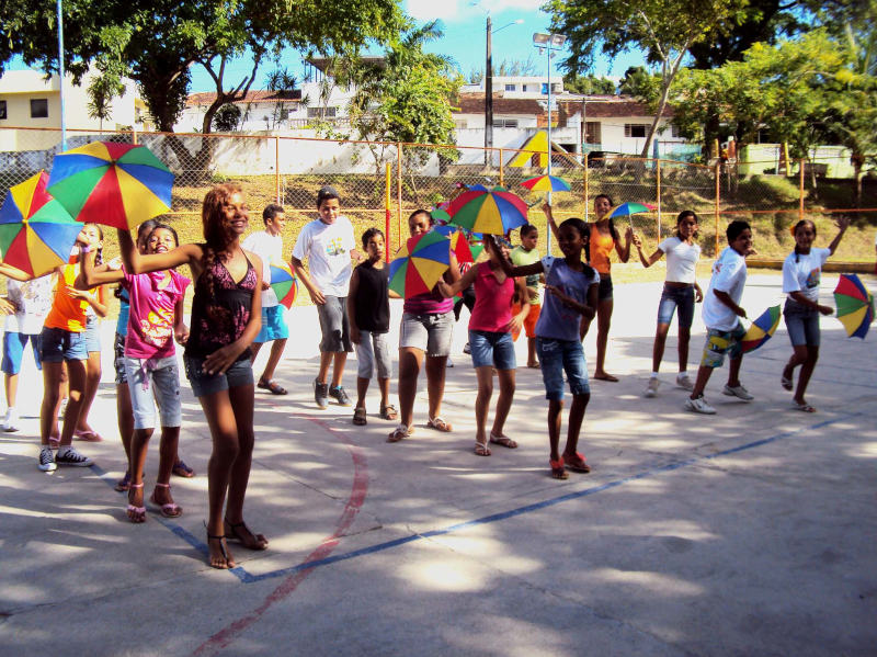 Programa Esporte e Lazer da Cidade (PELC) proporciona atividade física, convivência social e formação de lideranças comunitárias. | Foto: Thabata Alves / Prefeitura de Olinda (PE)