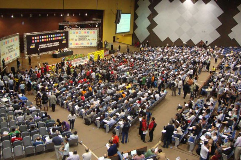 A histórica 1ª Conferência Nacional de Comunicação, em 2009. | Foto: Divulgação