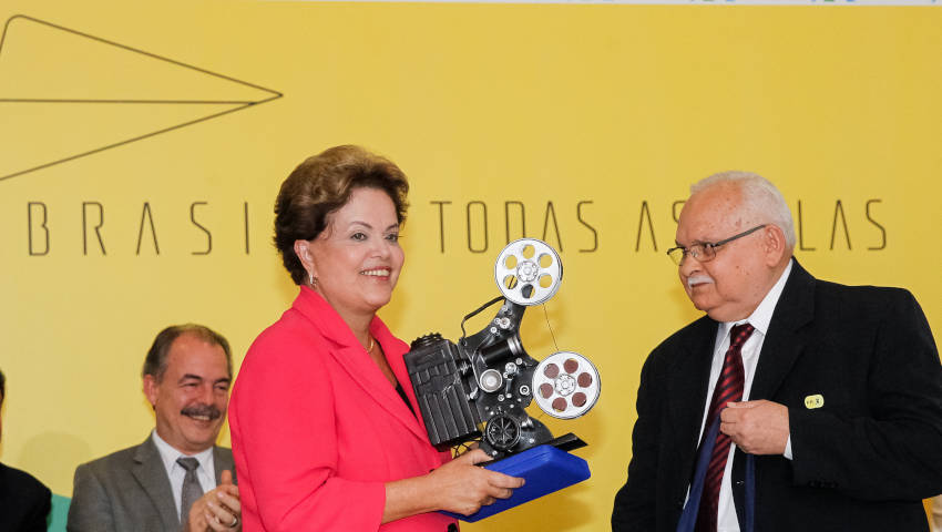 Presidenta Dilma durante lançamento do Brasil de Todas as Telas. | Foto: Roberto Stuckert