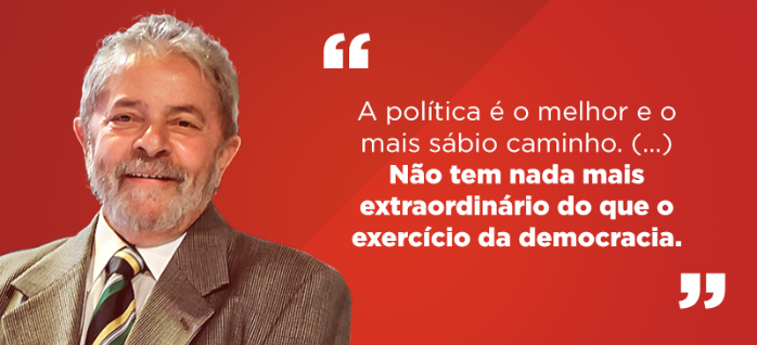 "A política é o melhor e o mais sábio caminho", diz Lula para a juventude