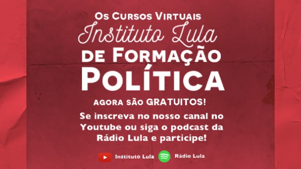 Saiba como acessar os cursos gratuitos do Instituto Lula