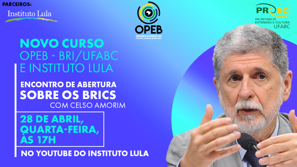 Aula 1: Celso Amorim estreia novo curso Instituto Lula