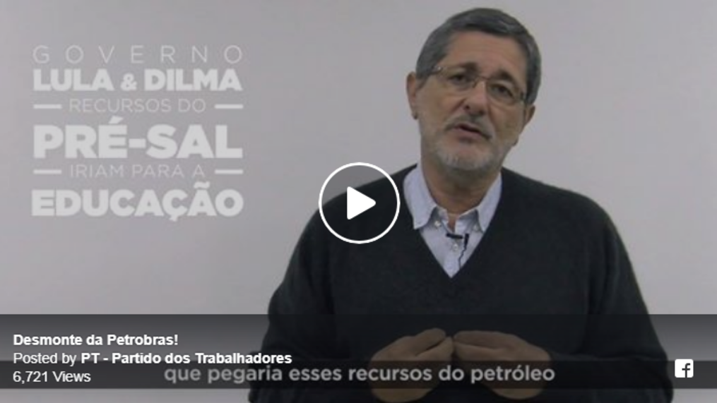 Assista: Gabrielli fala sobre o desmonte da Petrobras