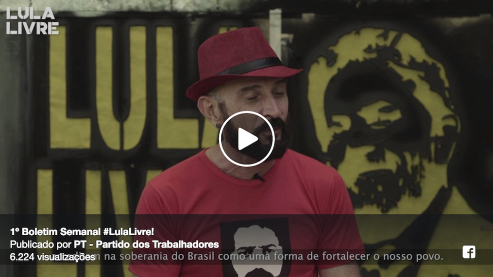 Assista: primeiro boletim do Comitê Lula Livre