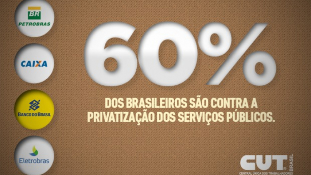Brasileiros são contra privatização das empresas estatais