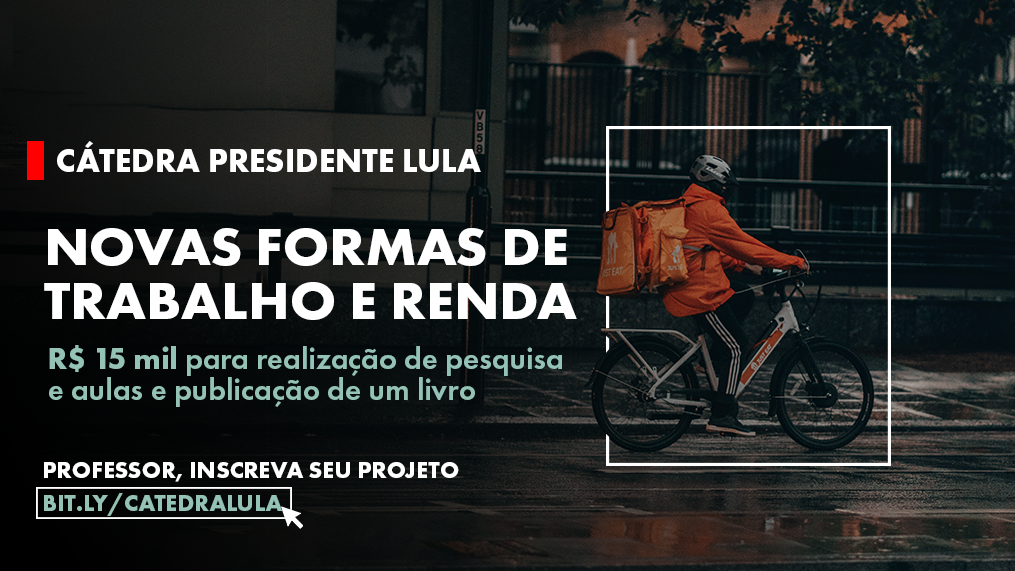 Inscrições encerradas para a 2º cátedra Presidente Lula