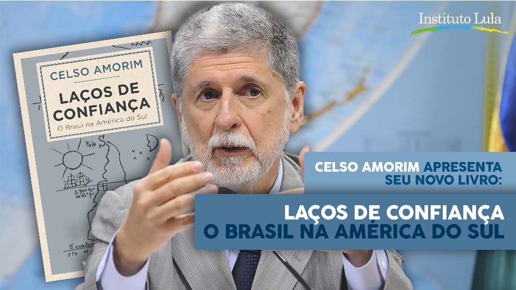 Amorim lança livro sobre relações com América do Sul