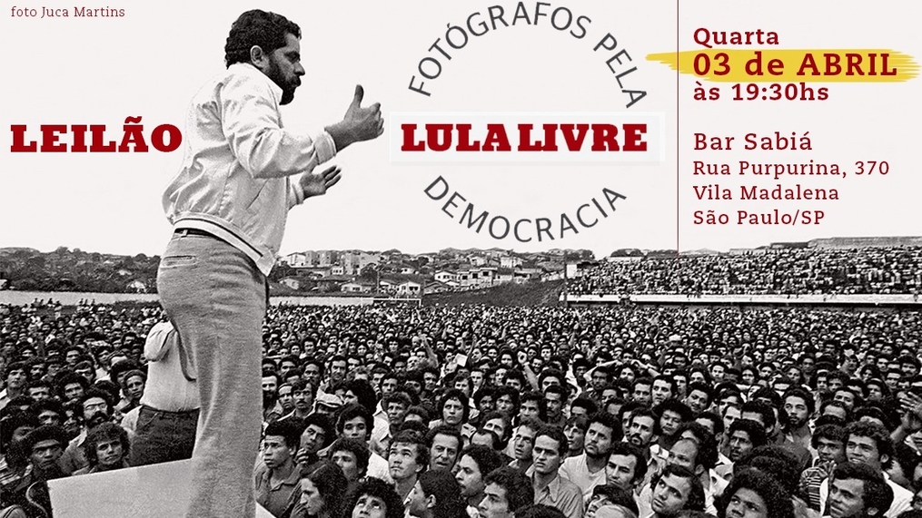 Começou a etapa virtual do Leilão Lula Livre