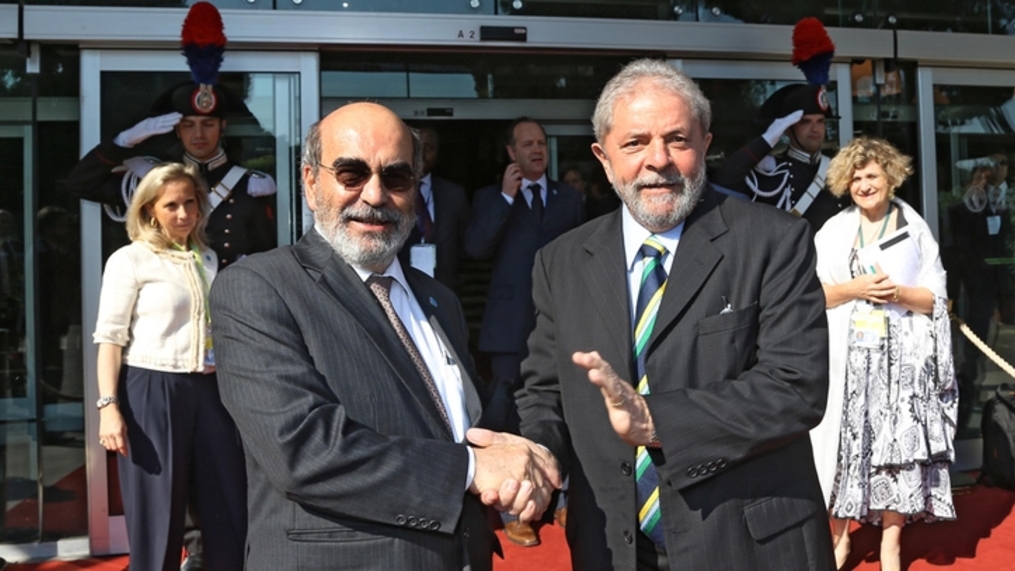 Ex-diretor geral da FAO visita Instituto Lula
