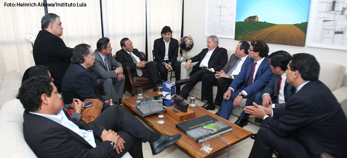 Delegação do PRD do México visita Lula