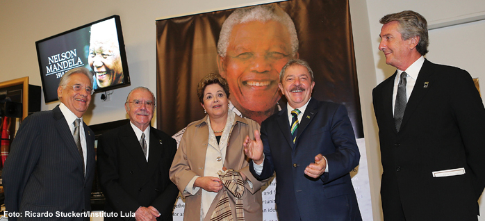 Dilma e ex-presidentes homenageiam Nelson Mandela
