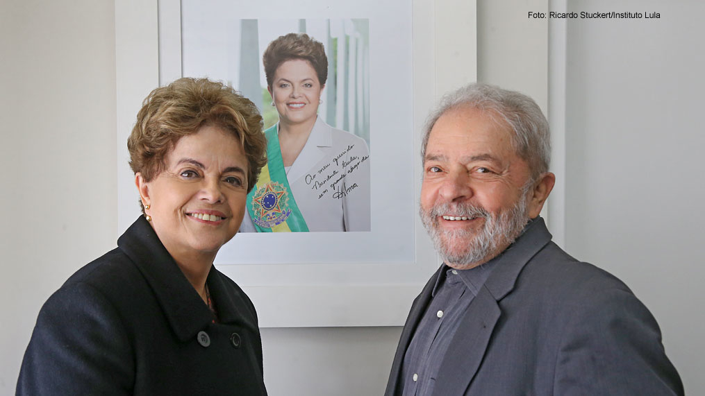 Dilma visita Lula em São Paulo