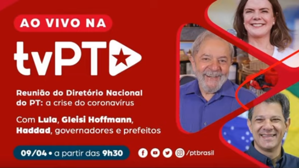 Lula apresenta propostas de ação frente à pandemia