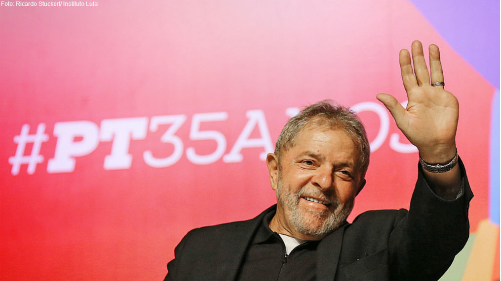 Discurso de Lula na comemoração dos 35 anos do PT