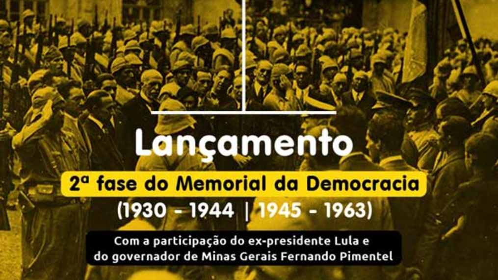 Em BH: Instituto Lula lança mais 35 anos de história no Memorial da Democracia