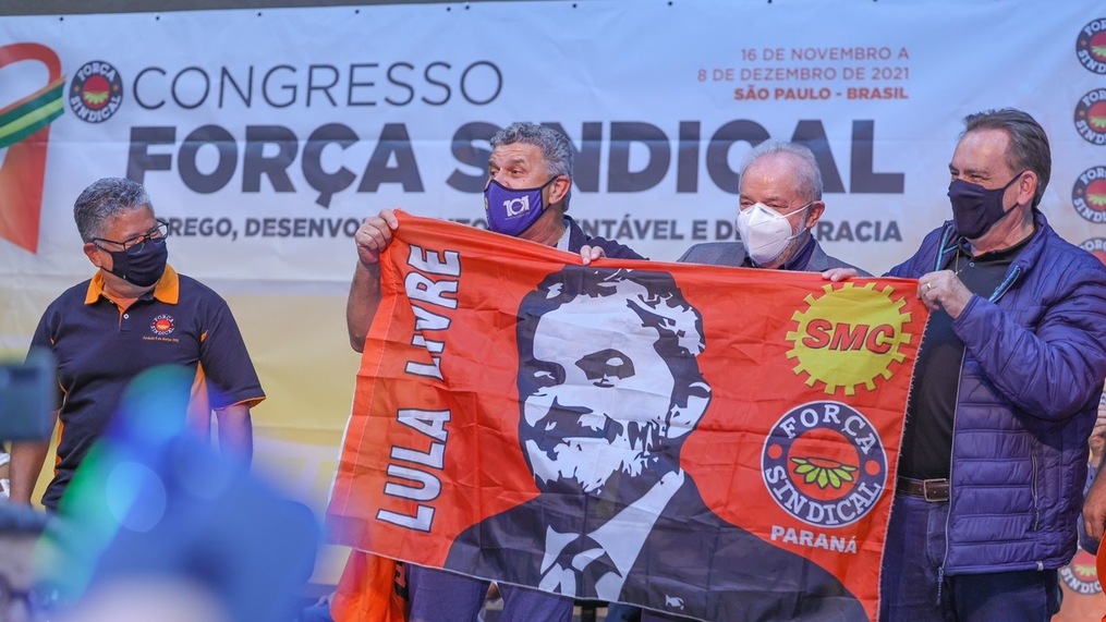 Em Congresso, Lula exalta união das centrais sindicais