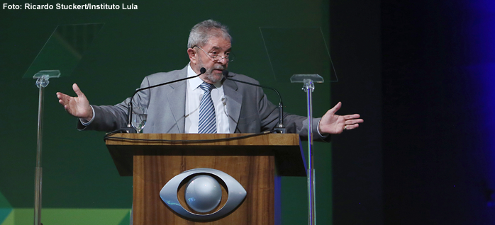 Em convenção da Band, Lula destaca avanços do país