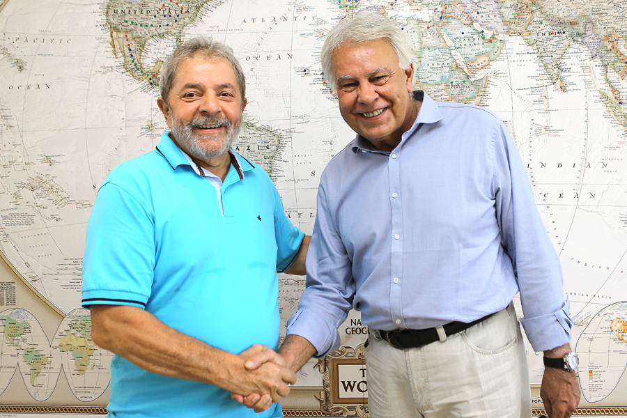 Felipe González visita Instituto Lula