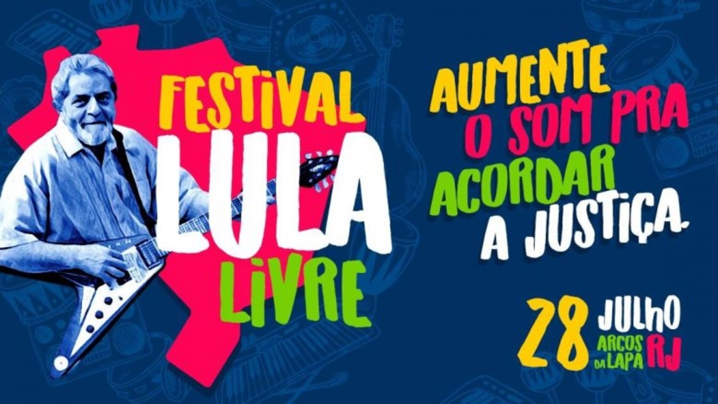 Festival Lula Livre mobiliza caravanas rumo ao Rio