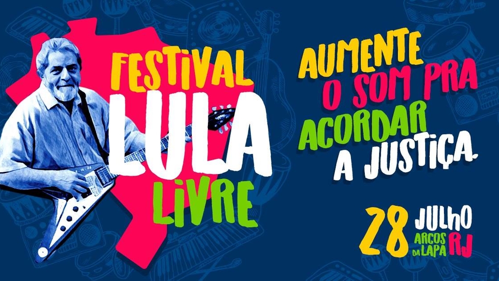 Festival Lula Livre terá mais de 40 artitstas