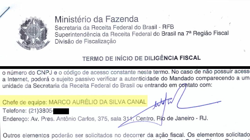 Fiscal preso chefiou autuação contra o Instituto Lula