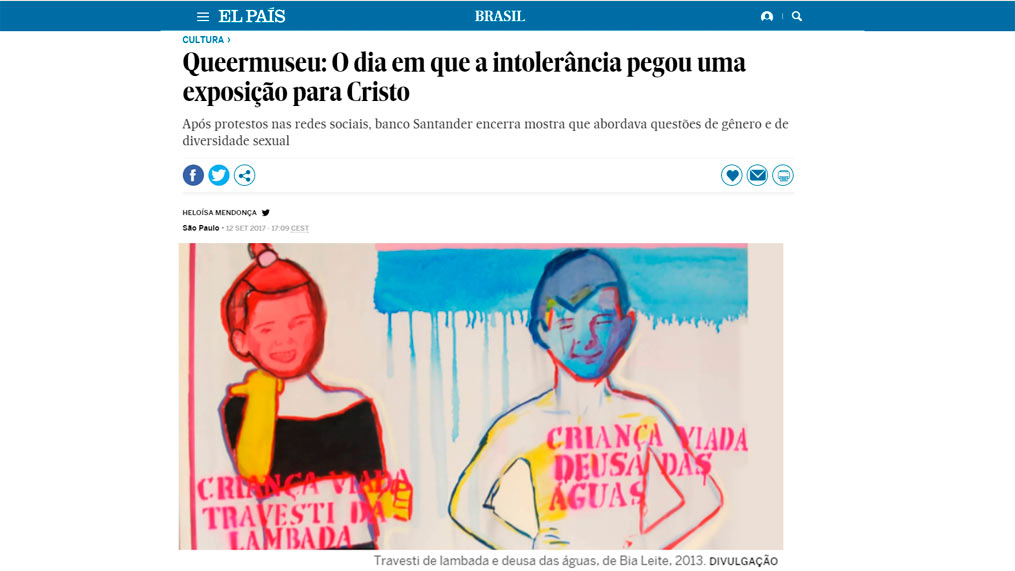 Gustavo Bernardes: censura ao Queermuseu, o golpe na cultura