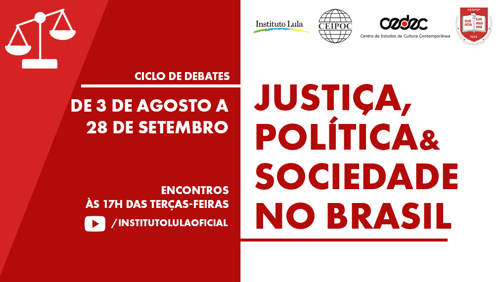 Novo curso: Justiça, política e sociedade no Brasil