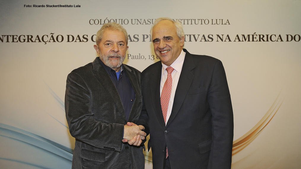 Instituto Lula e Unasul promovem seminário em São Paulo nesta quarta-feira