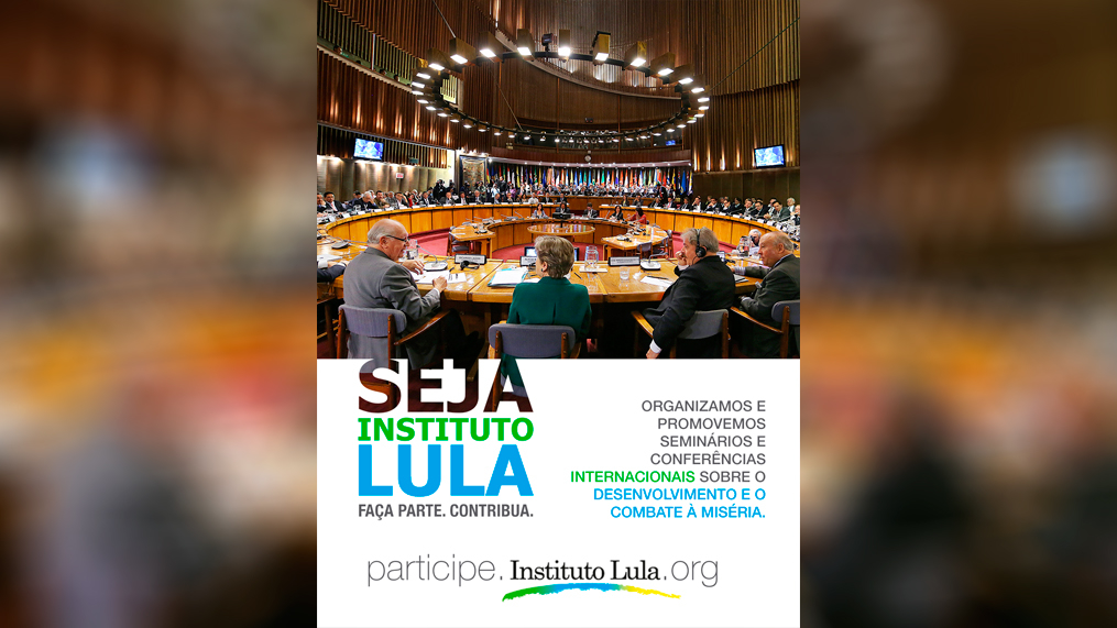 Participe da campanha para manter o Instituto Lula ativo