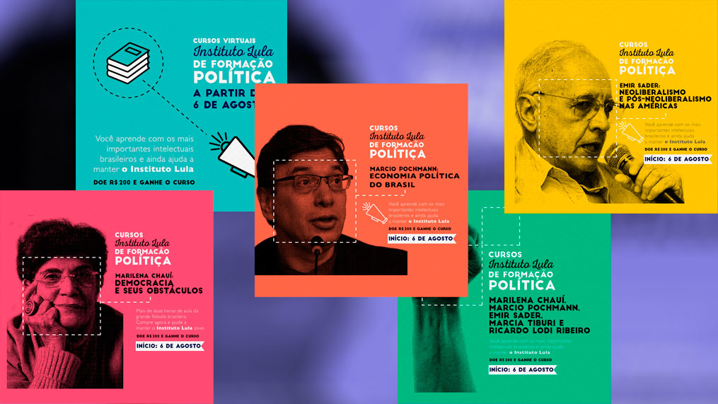 Instituto Lula lança série de cursos de formação política