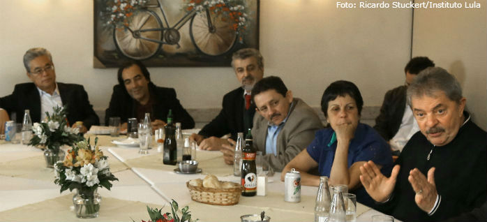 Lula almoça com deputados do PT-SP