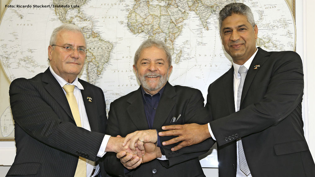 Lula discute paz no Oriente Médio com israelense e palestino