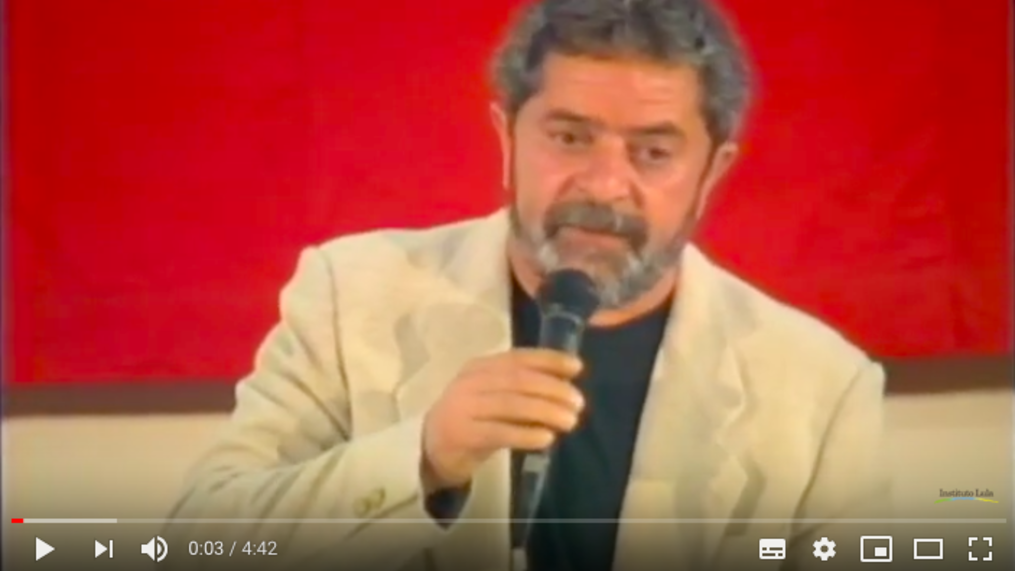 Lula: É dever não deixarmos esquecer Eldorado dos Carajás