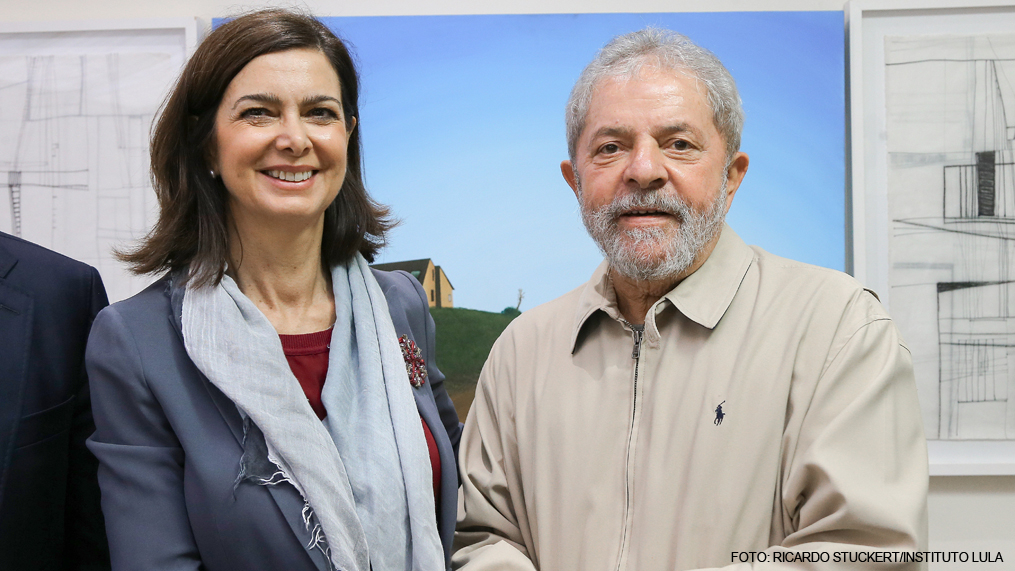 Lula e presidenta da Câmara dos Deputados italiana discutem contexto atual do Brasil e da Itália