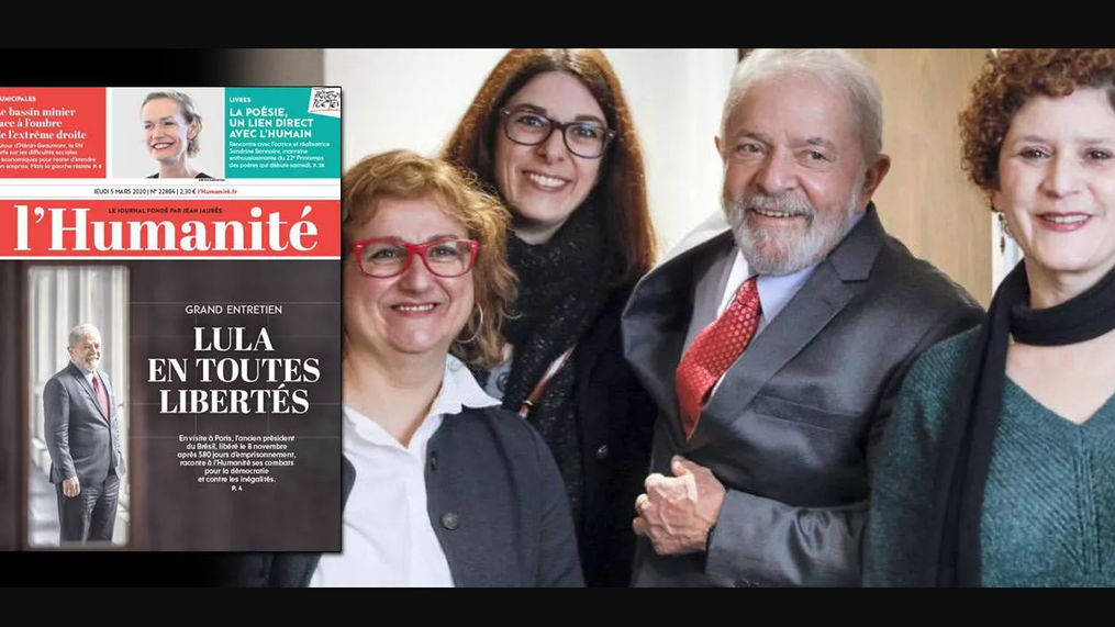 Lula em liberdade é o tema de matéria de capa do francês l´Humanité