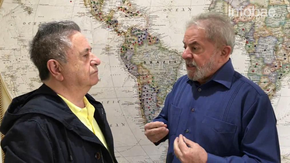 Lula recebe visita do ex-presidente argentino Duhalde 
