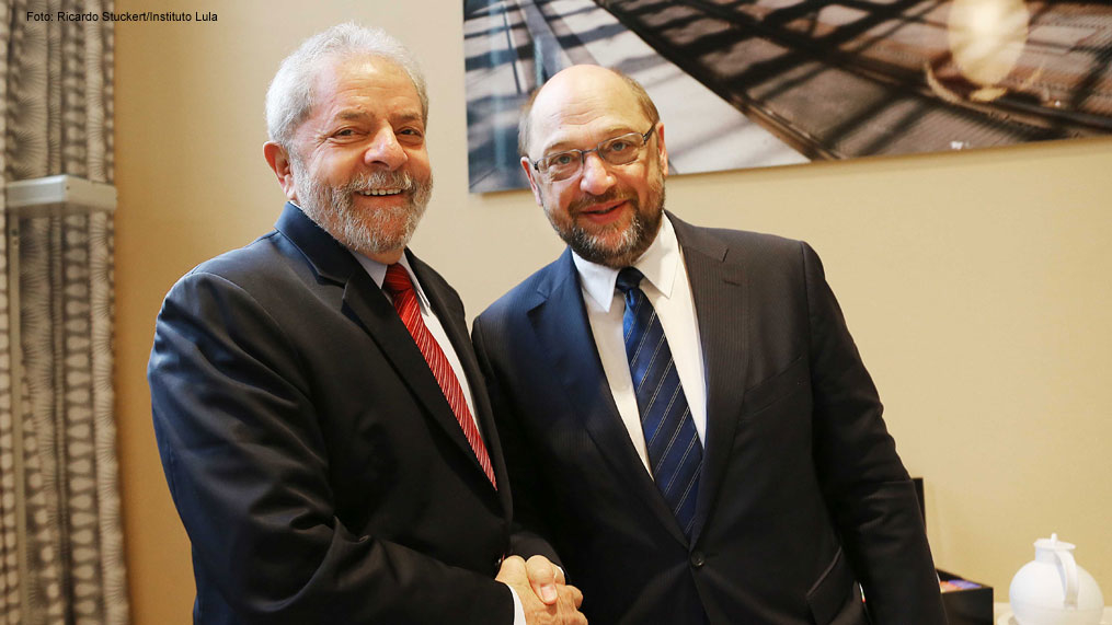 Lula se encontra com o presidente do Parlamento Europeu