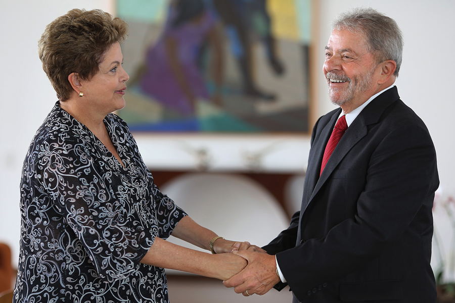 Lula se encontra com presidenta Dilma em Brasília