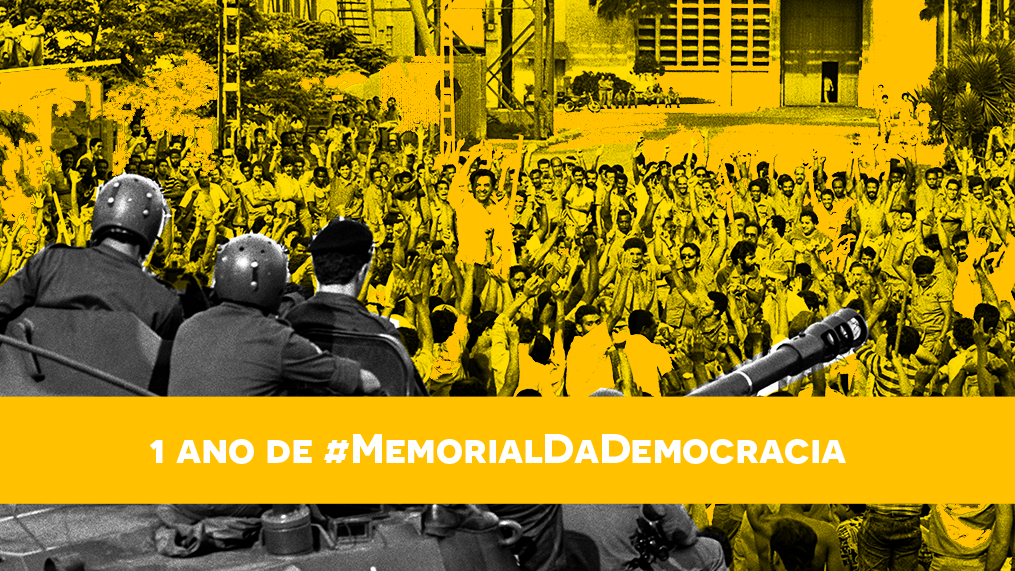 Memorial da Democracia completa 1 ano e recebe os parabéns na rede