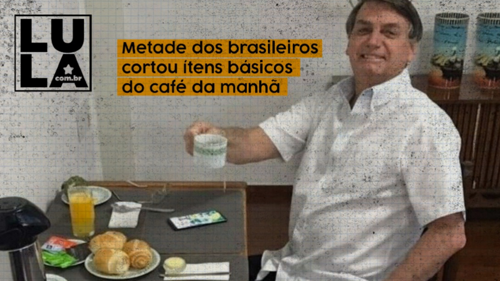 Metade dos brasileiros cortou itens do café da manhã