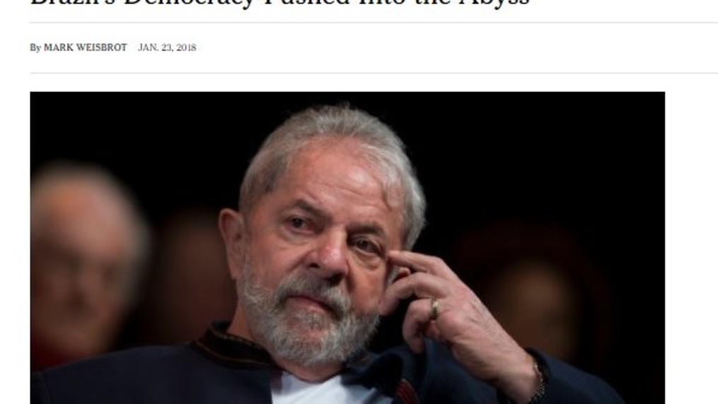 NY Times: Provas contra Lula não seriam levadas a sério nos EUA