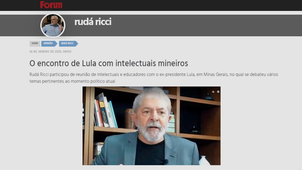 O encontro de Lula com intelectuais, por Rudá Ricci