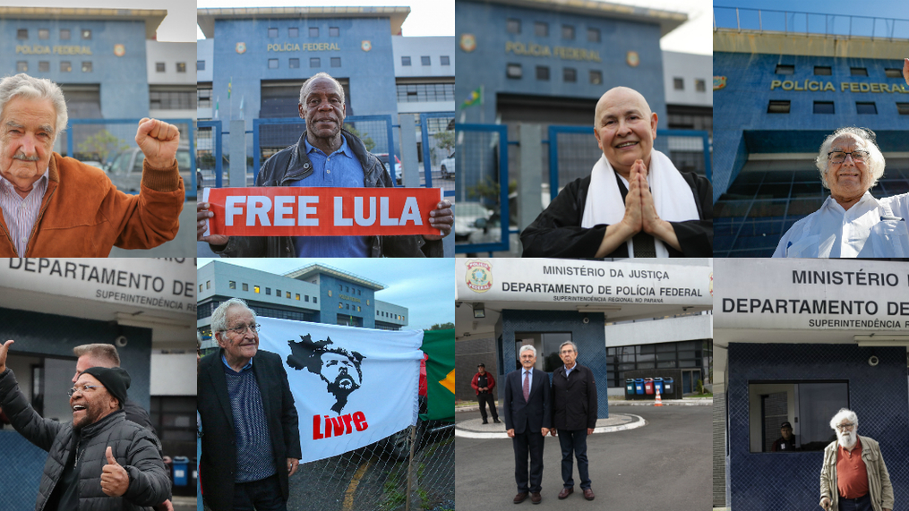 Oito meses de prisão política: relembre visitas a Lula