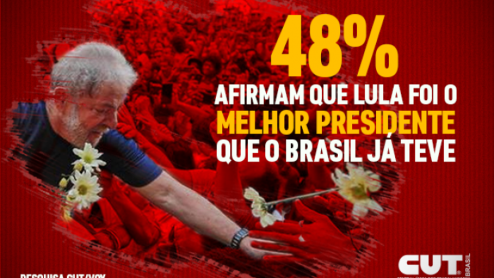 Pesquisa: Lula é o melhor presidente que o país teve