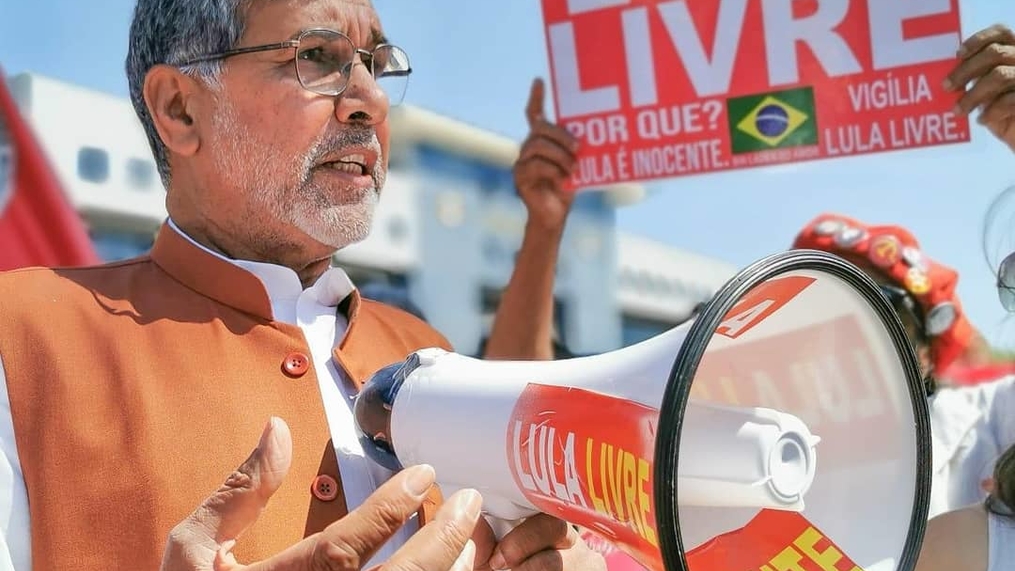 Lula tirou milhões de crianças da fome, diz Nobel da Paz