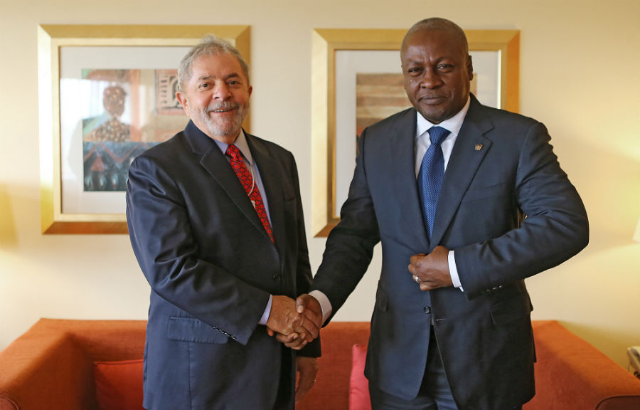 Presidentes do Benin e Gana se encontram com Lula